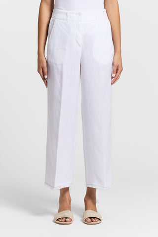 Linen canvas trousers