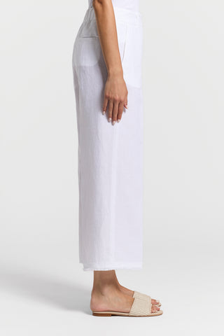 Pantalon en toile de lin