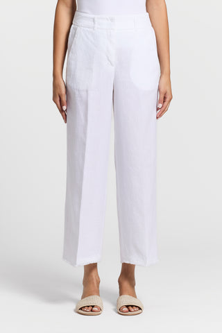 Pantalon en toile de lin