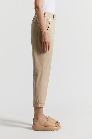 Stretch cotton trousers