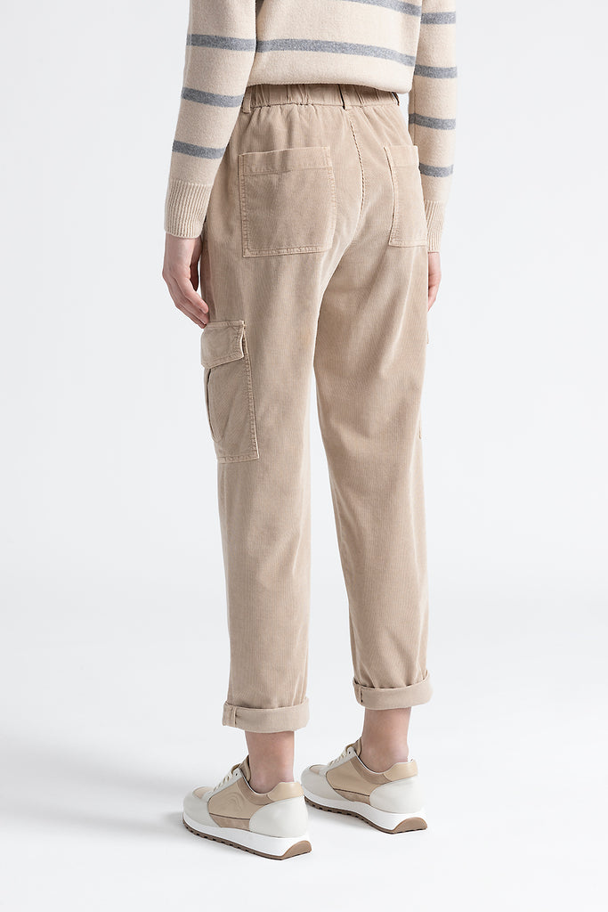 Needlecord cargo trousers  