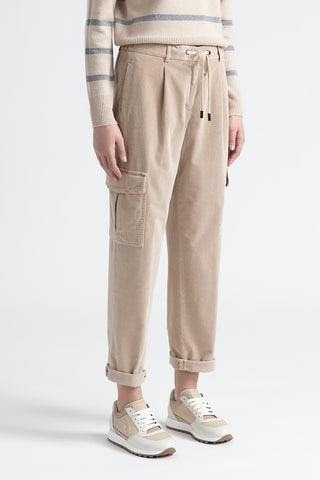 Needlecord cargo trousers  