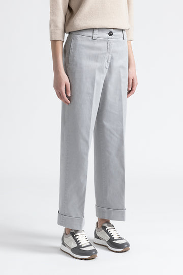 Gabardine palazzo trousers  