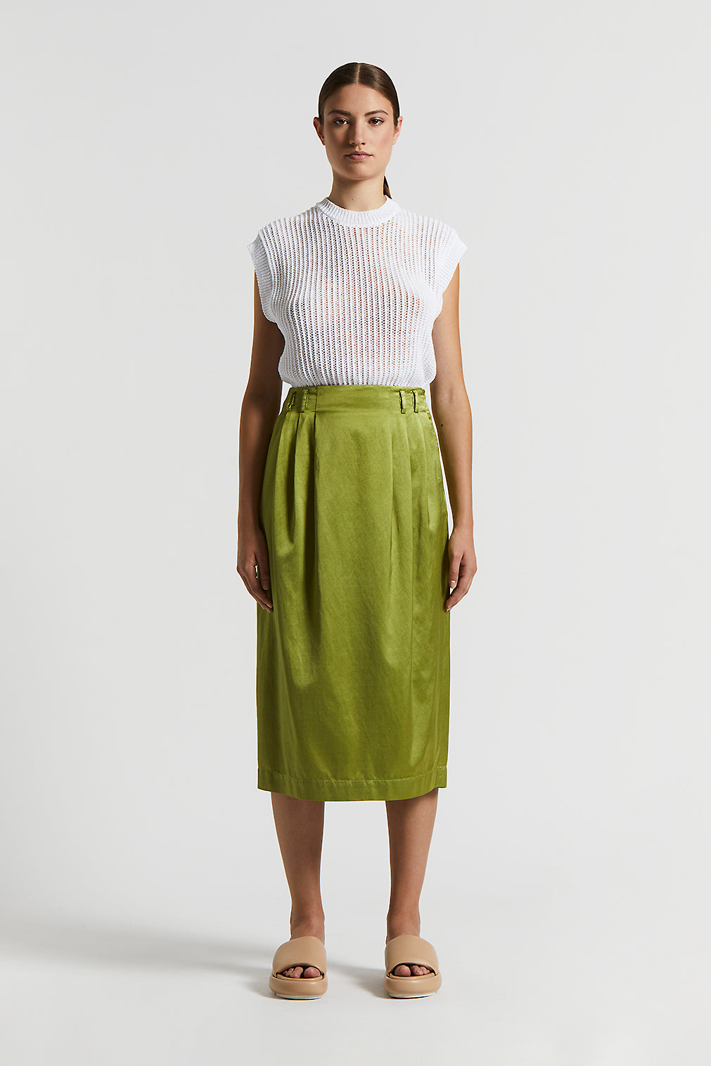 ワンピース PESERICO Women Mid Skirts S02662 01979 035 234734 GREEN Women's Skirts Made in Italy | Peserico
