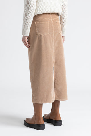 Needlecord long skirt  