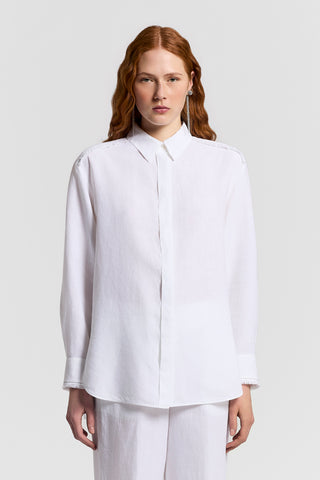 Linen canvas shirt