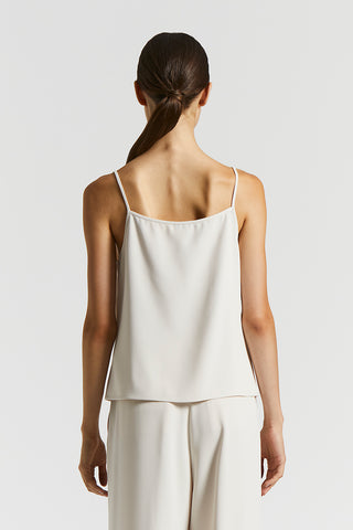 Technical cady crepe top