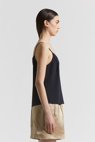 Technical cady crepe top