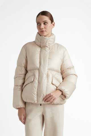 Short goose down jacket  