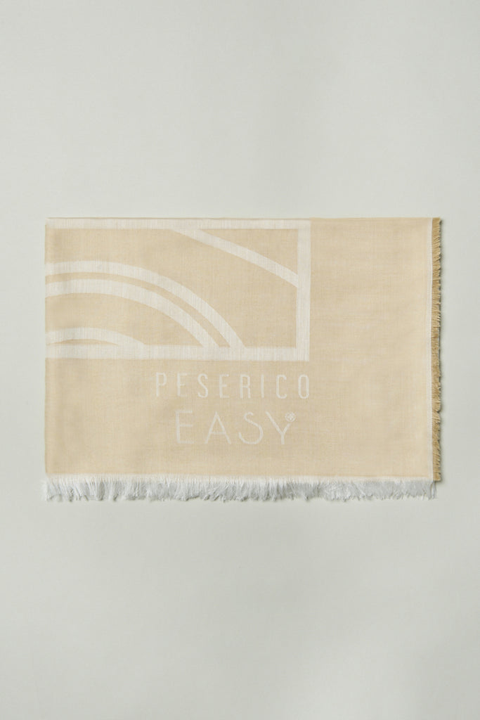 Viscose yoke scarf  