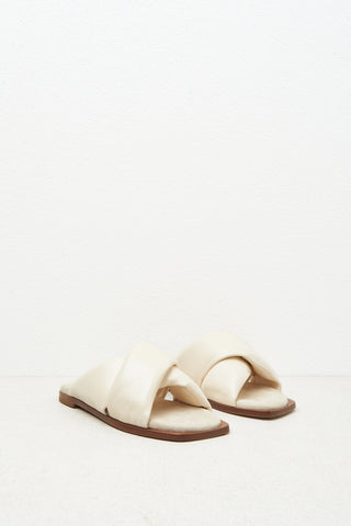 Genuine leather slippers