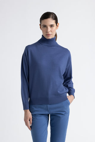 Pure new wool high neck sweater  