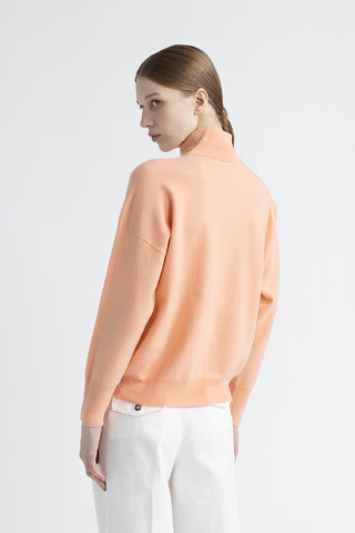 Wool and cashmere high neck sweater  