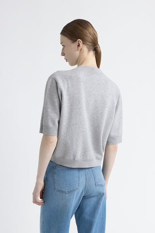 Wool and cashmere V neck sweater  