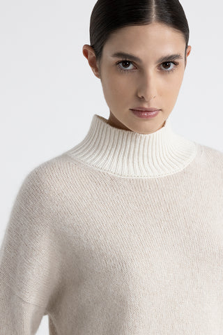 Pure wool, cashmere and alpaca sweater  