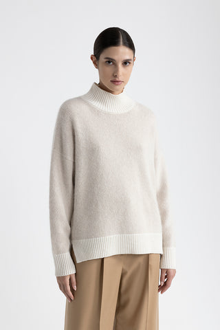 Pure wool, cashmere and alpaca sweater  