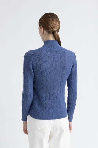 Light wool and alpaca yarn sweater  