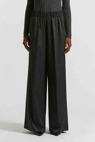 Fluid viscose twill trousers