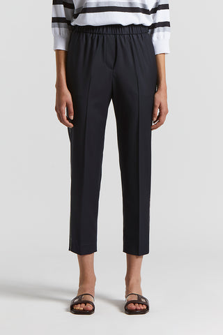 Loro Piana wool elasticated trousers