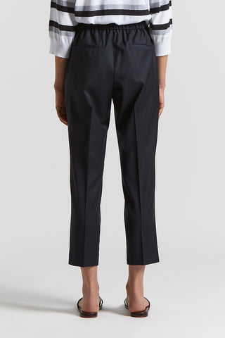 Loro Piana wool elasticated trousers