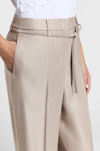 Viscose linen palazzo trousers