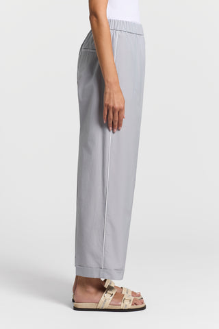Sail-hand cotton poplin trousers