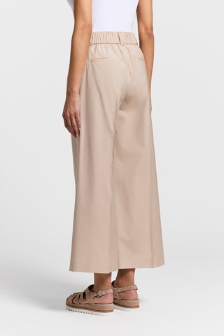 Lightweight technical cotton trousers