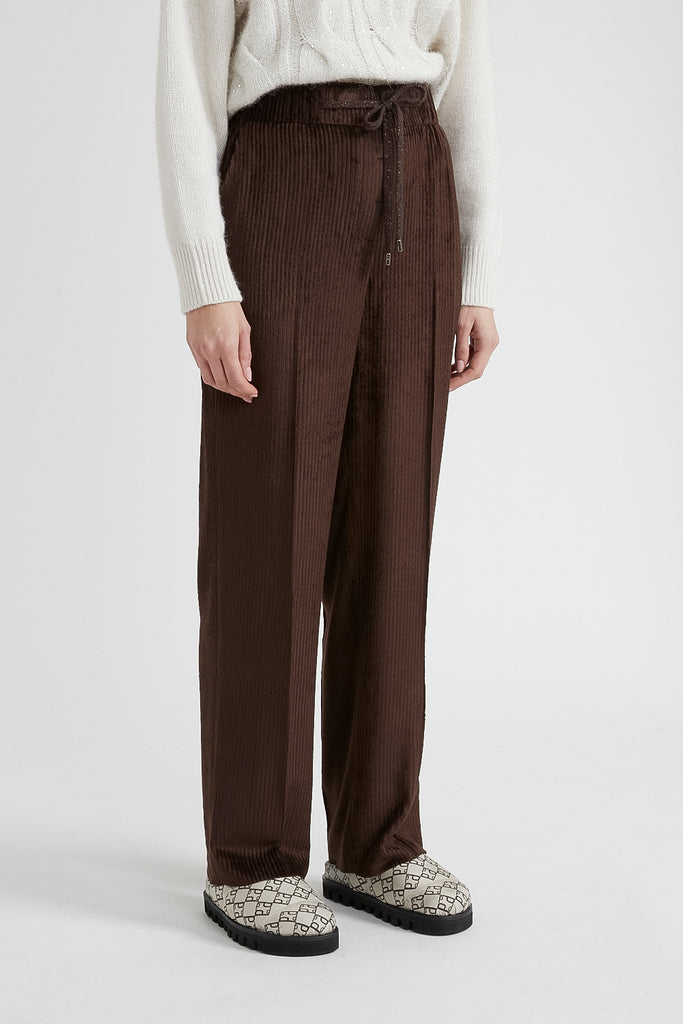 Wide wale corduroy trousers  