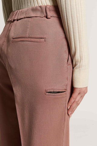 Hose aus Baumwoll-Seiden-Gabardine