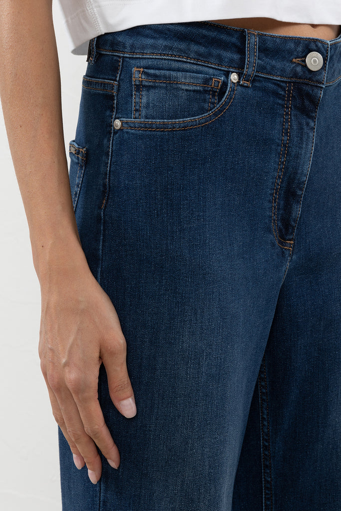 Light comfort cotton  5 pocket jeans  