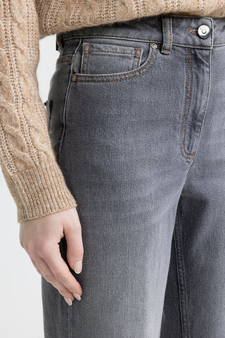 Comfort cotton denim trousers  