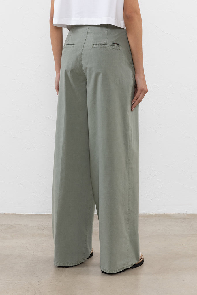 Garment-dyed trousers  
