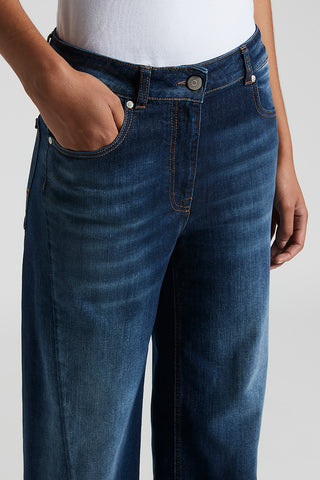 5-pocket denim in comfort cotton