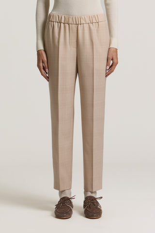 Pantalon en flanelle de laine mélangée 1 / 4