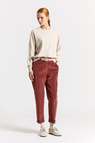 Pin wale corduroy trousers