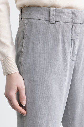 Needlecord carrot trousers  