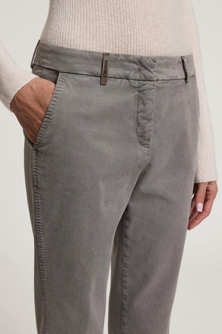 Pantalon Iconic 4718 en gabardine 3 / 4