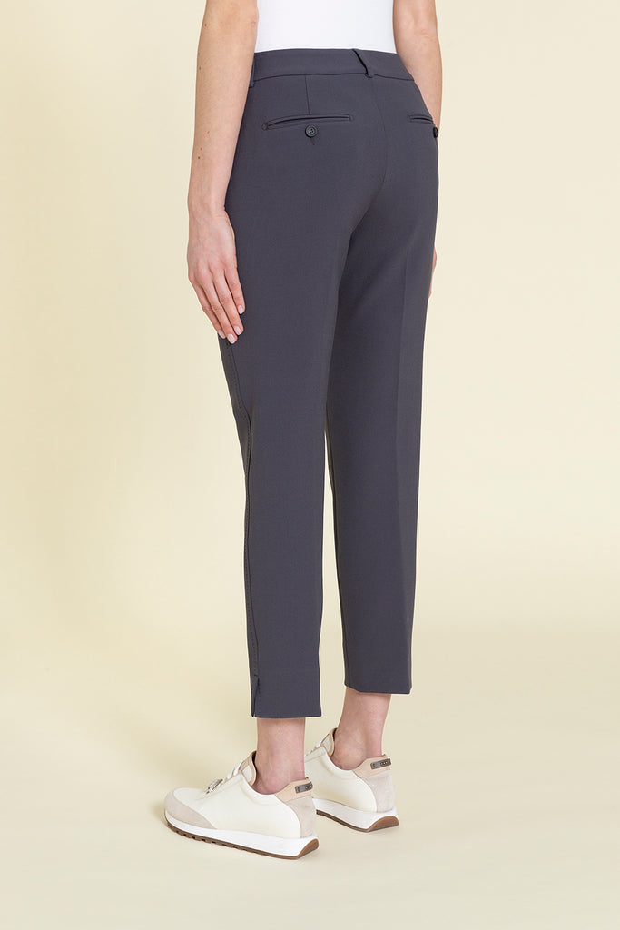 Iconic Fit trousers in stretch viscose and cotton blend  