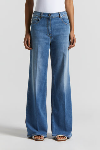 5-pocket trousers in lightweight comfort cotton denim