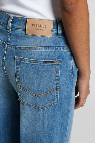 5-pocket trousers in lightweight comfort cotton denim