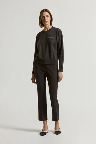 Double technical fabric trousers