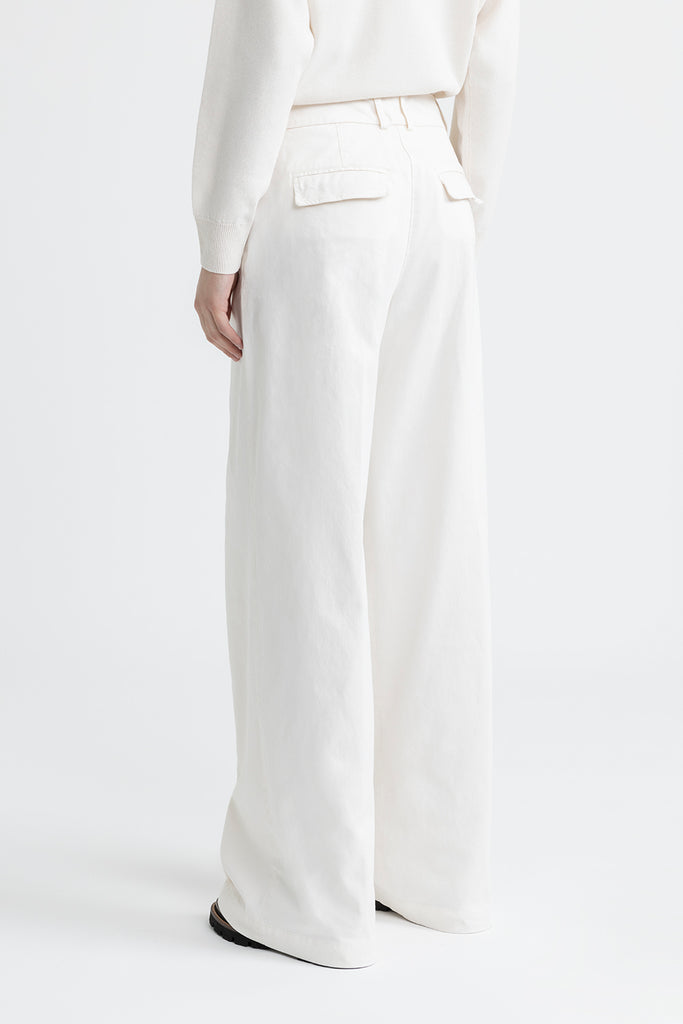 Pleated palazzo trousers  