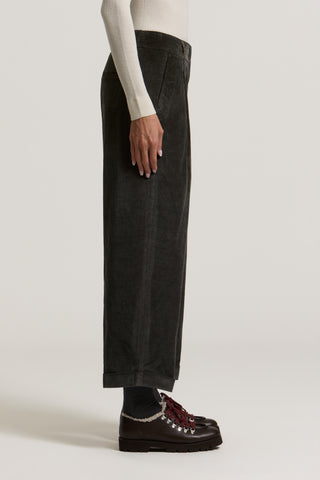 Pantalon en velours de coton 500 raies 2 / 4