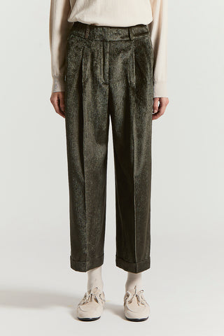 Fluid 400-line viscose corduroy trousers