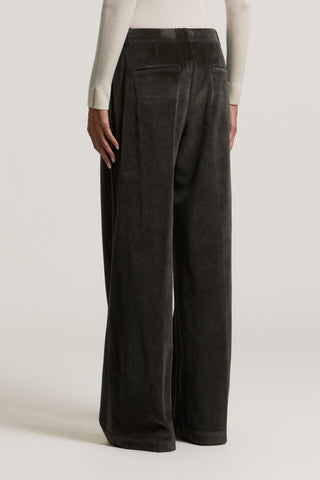 Pantalon palazzo en velours 500 raies 4 / 4