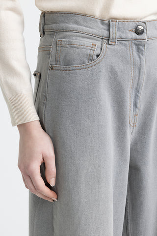 Denim baggy oversize trousers  