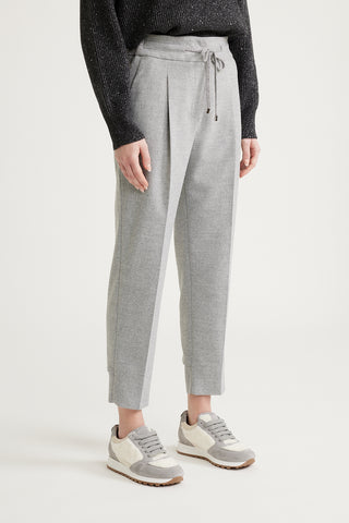 Light flannel joggers  