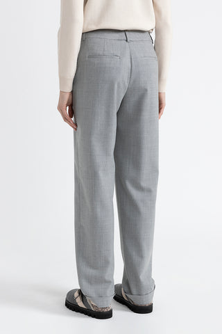 Stretch wool classic trousers  