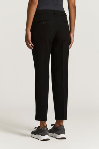 Double technical fabric cigarette trousers