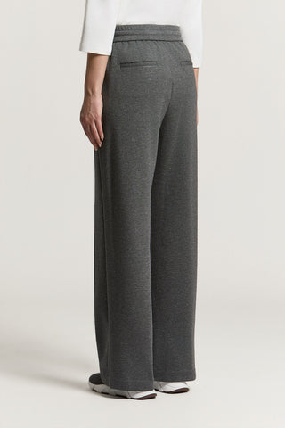 Pantalón de felpa de algodón perchada